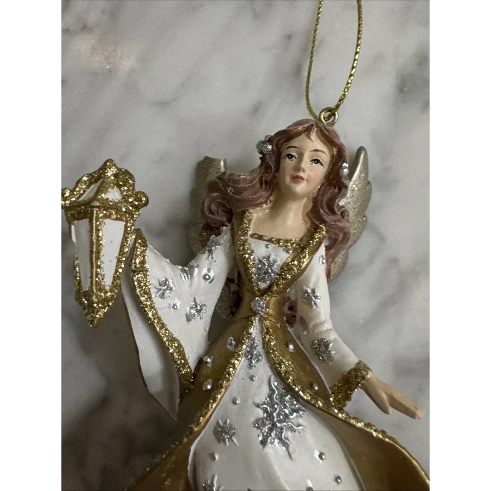 Kurt Adler  Golden Angel‎ Christmas Tree Ornament Gorgeous LARGE Rare